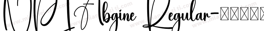 NPIAbgine Regular字体转换